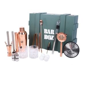 Bar Box Bartender Kit 2.0 Upgraded 29 Piece Bar Tool Set