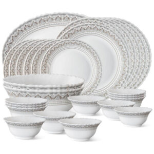 Larah by Borosil Classic Opalware Dinner Set