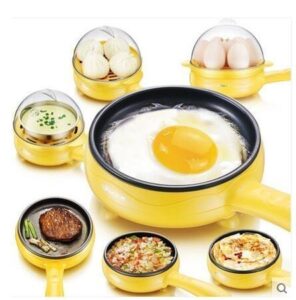 PETRICE 2-In-1 Multi-functional Electric Mini Egg Boiler