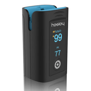 Hesley Pulse Oximeter Fingertip with Plethysmograph Heart Rate and SpO2 levels